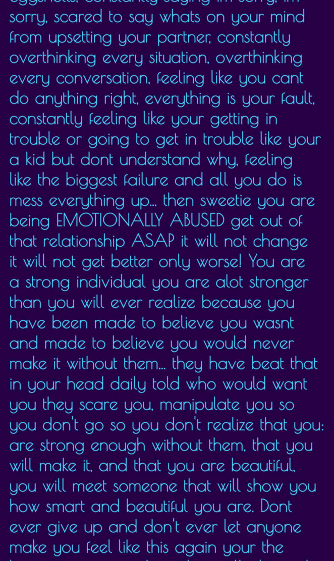 emotional abuse
