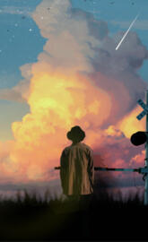 contemplate the sky