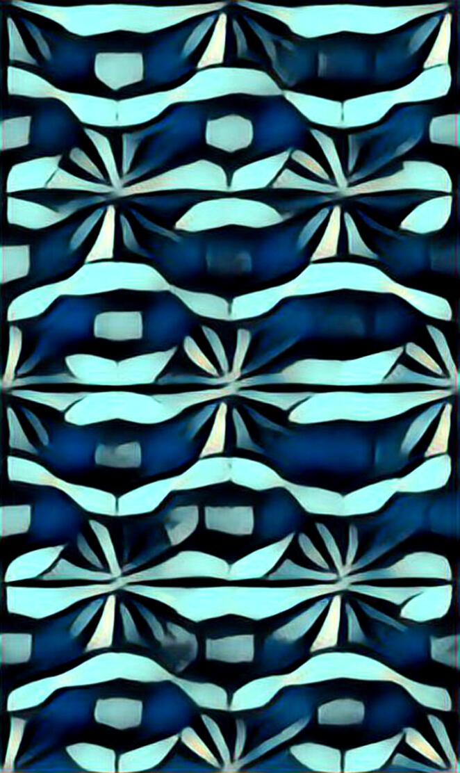 Abstract Blue V01