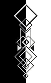 black white straight