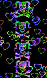 Girly Skull n Hearts