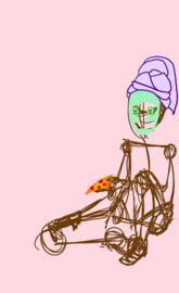 Self care with pizza