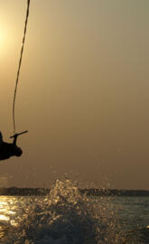 Wake Boarding Sun