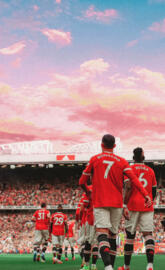 Man united celebrate