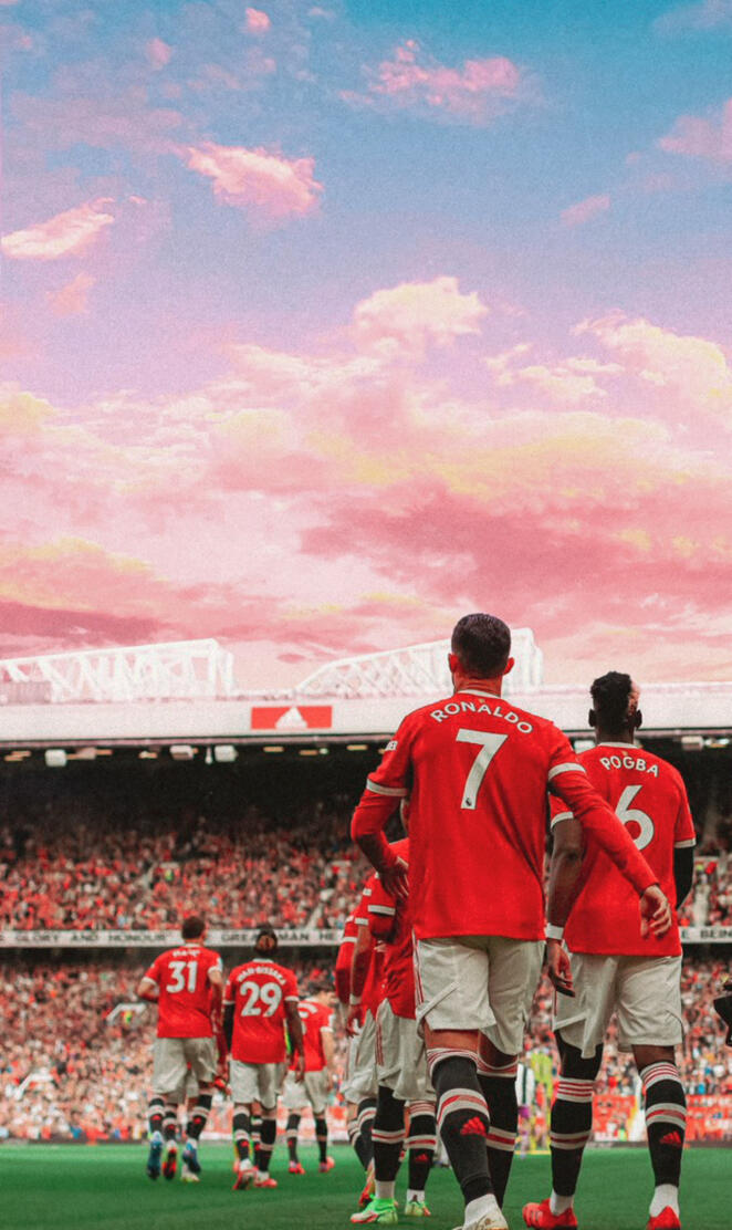 Man united celebrate