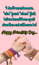 Happy Friendship Day