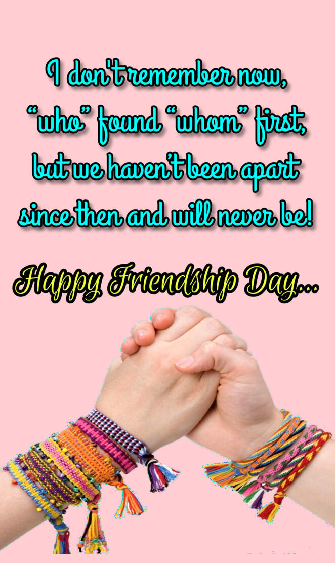 Happy Friendship Day