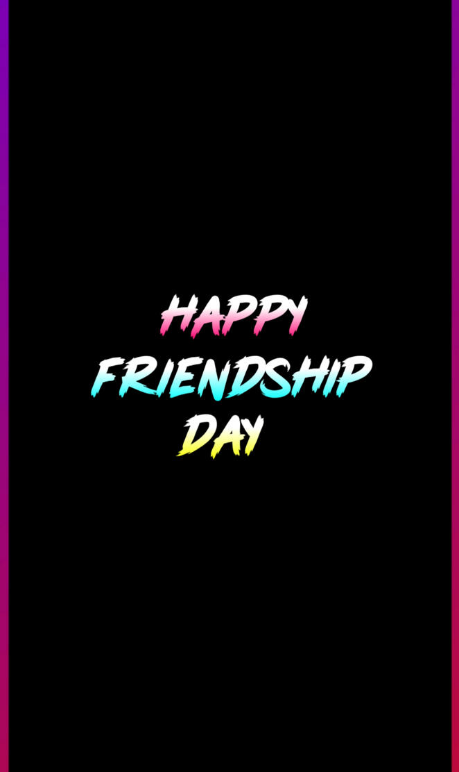 Happy friendship day