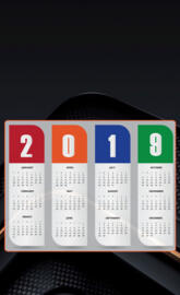 2019 calendar