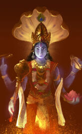 Hindu God Vishnu