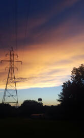 Kansas summer sunset