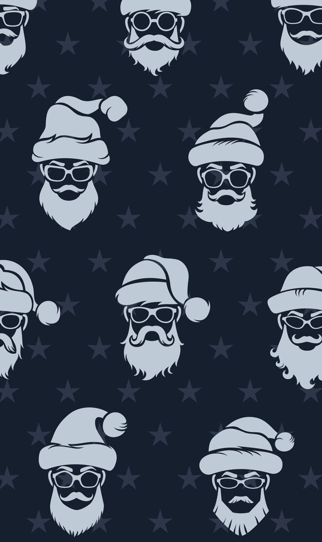 Santa hipsters