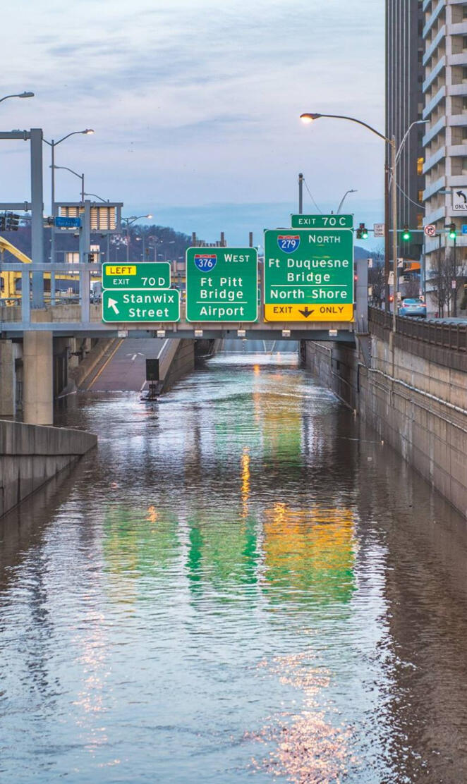 Flooded Pittsburgh