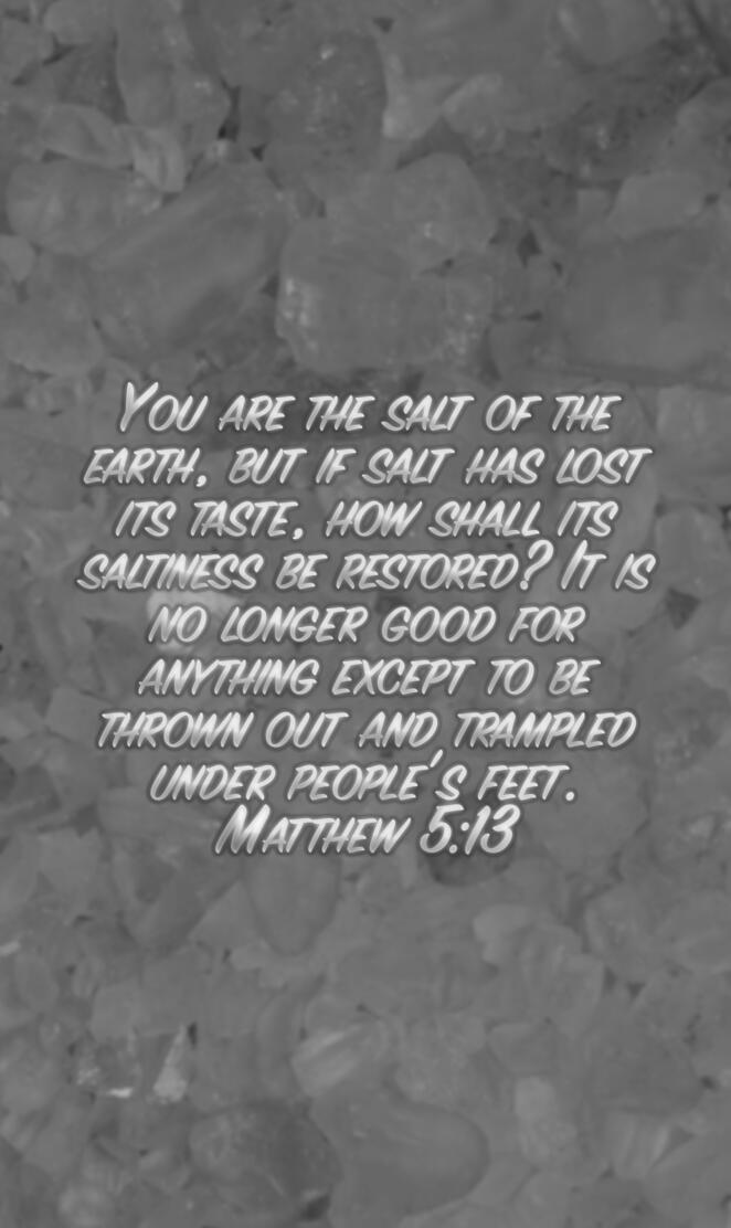 Matthew 5:13