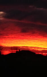 Sunset over LakeErie