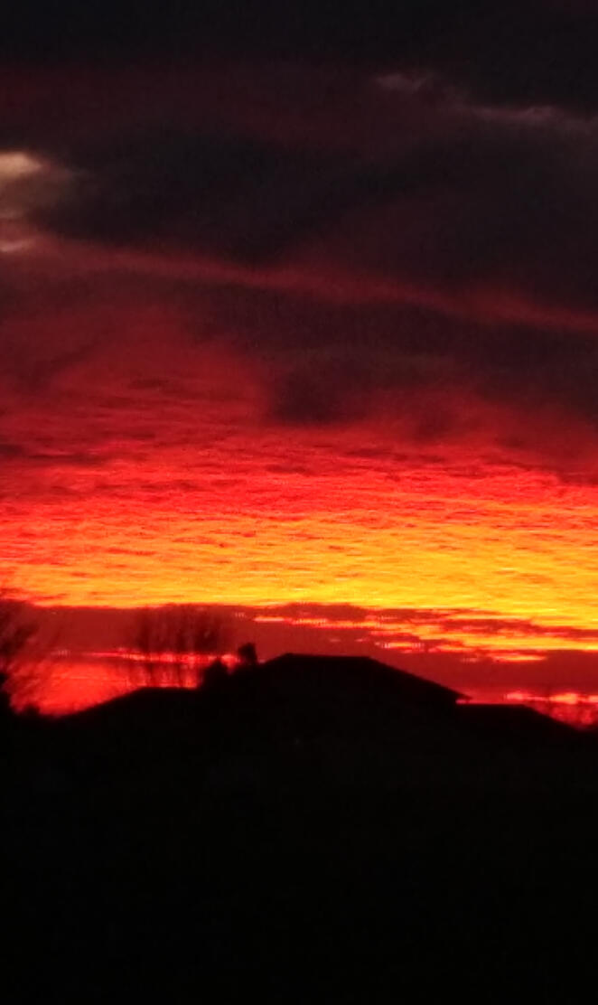 Sunset over LakeErie