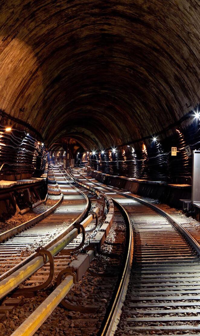 Underground rail