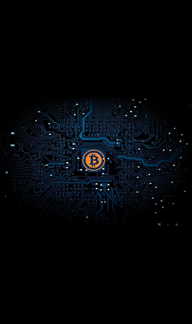 Bitcoin Black Orange