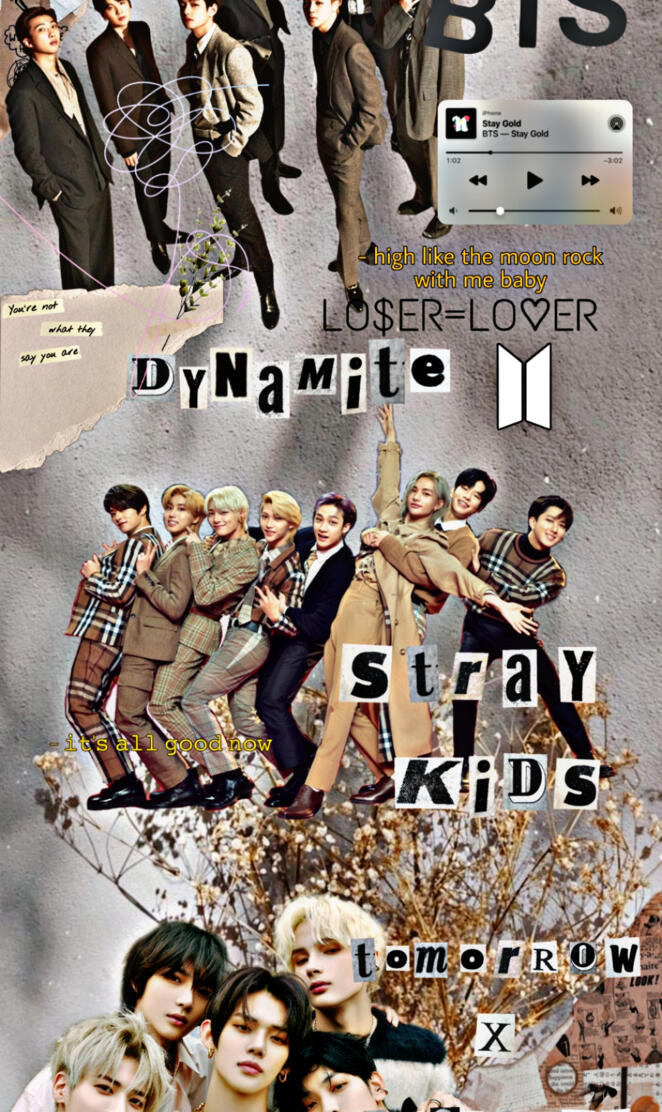 BTS x Stray kids x txt