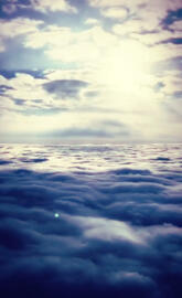 above the clouds