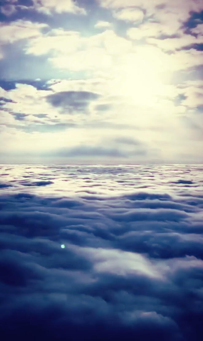 above the clouds