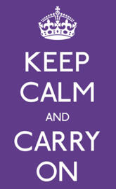 Keep Calm poster