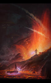 The battle of mustafar