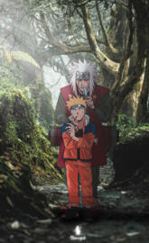 NARUTO AND JIRAIYA