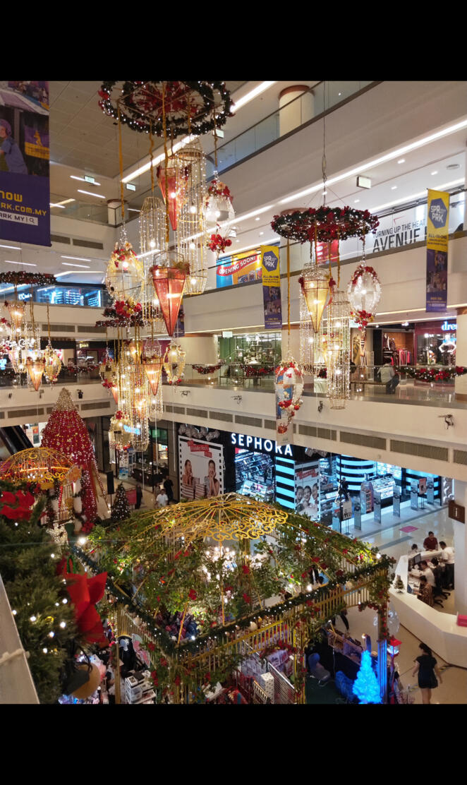 Christmas mall