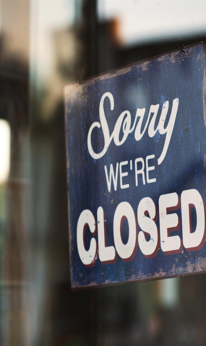 sorry we are closed