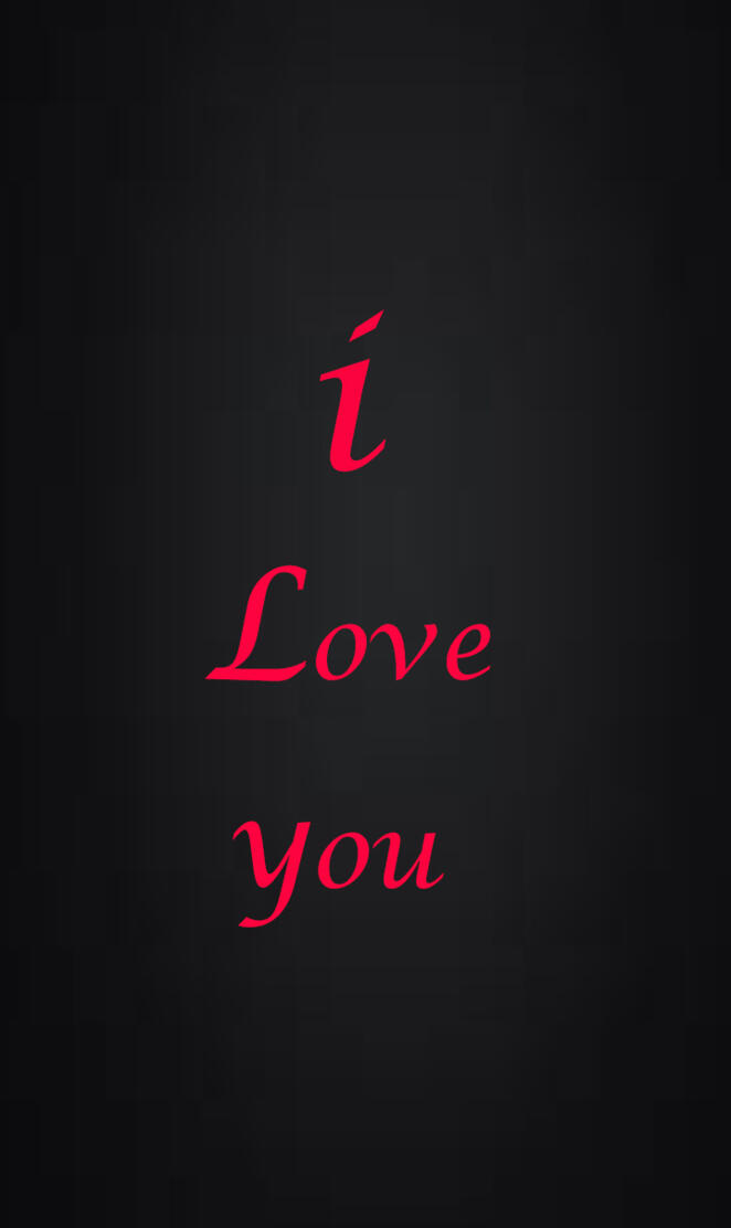i love you