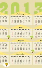 2013 Calender