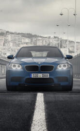 Blue BMW