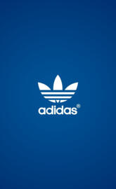adidas logo blue
