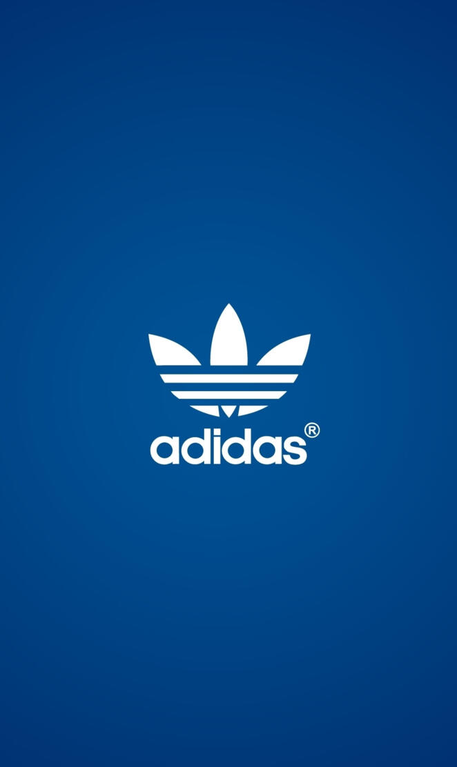 adidas logo blue