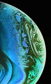 Apple Blue Wallpaper