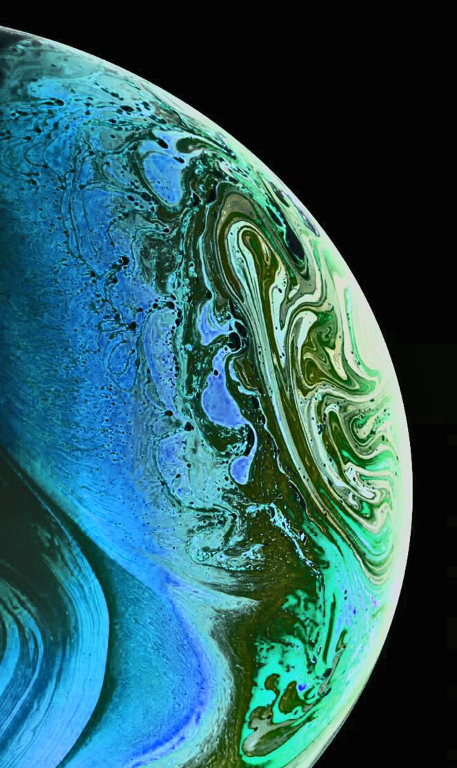 Apple Blue Wallpaper