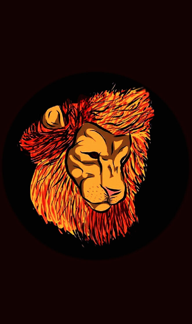 Lion wildfire