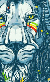 Lion bob marley