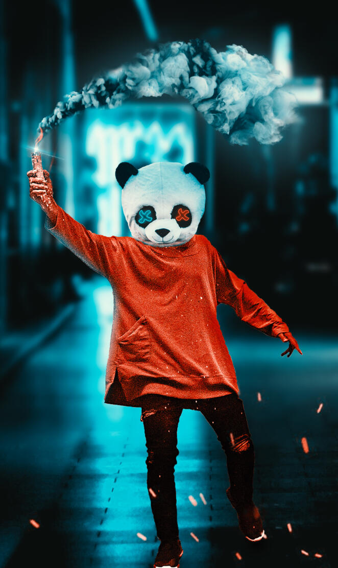 Panda mask