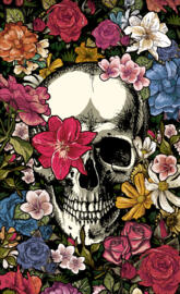 Skull flowers