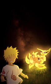 Kawai Naruto x Kurama