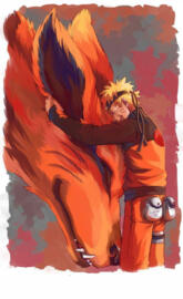 Naruto and Kurama