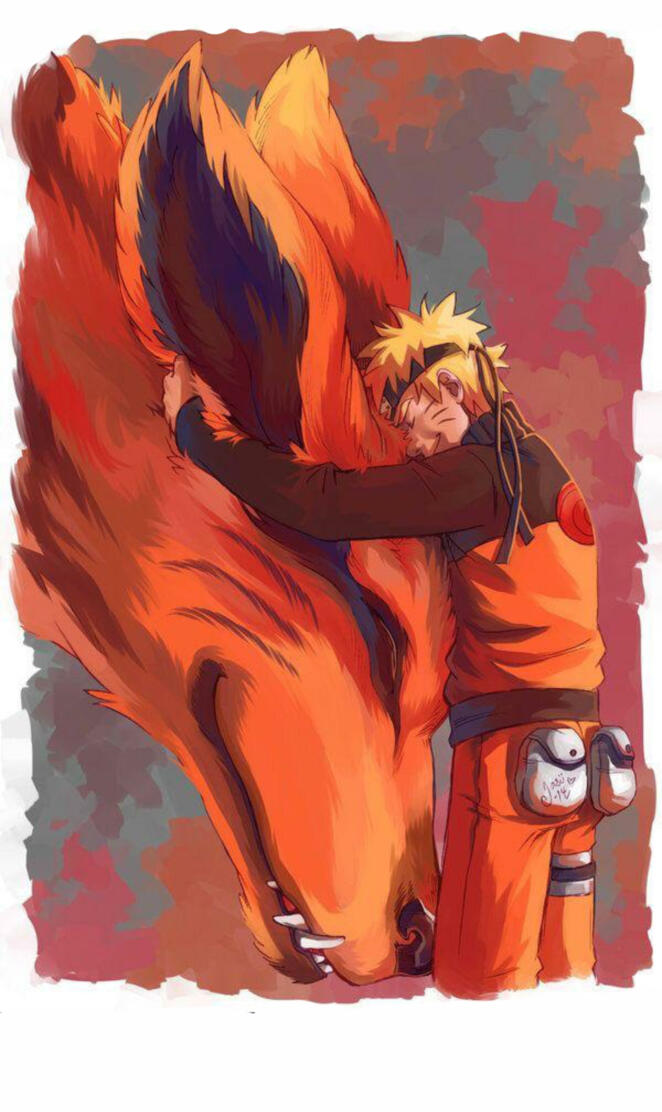 Naruto and Kurama