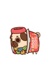 Puglie pug poot loops