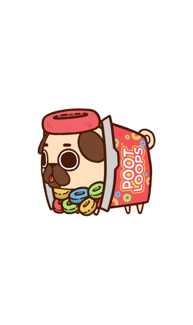 Puglie pug poot loops