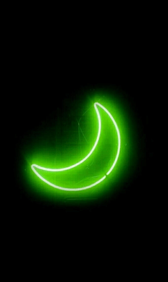 Luna verde neon
