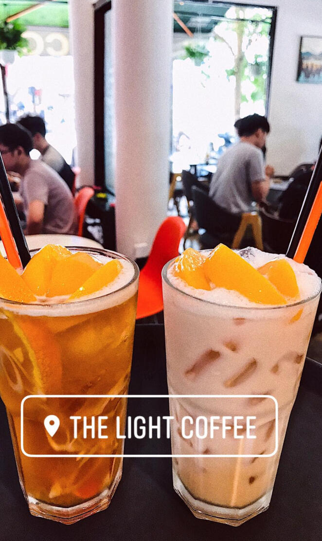the light coffee