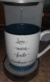Mug with a bible sayin