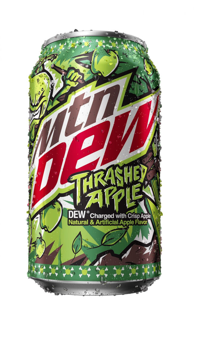 MTN dew thrashed apple